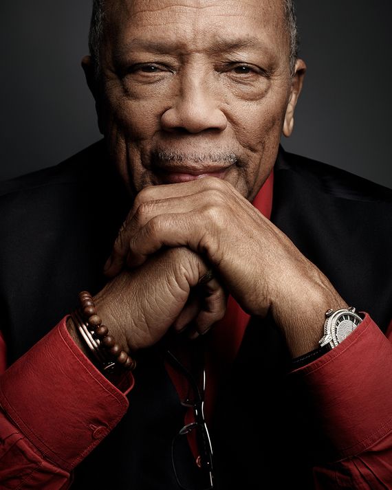 Quincy Jones whith his